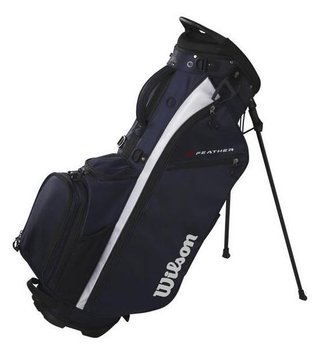 Wilson Feather stand bag, navy/white