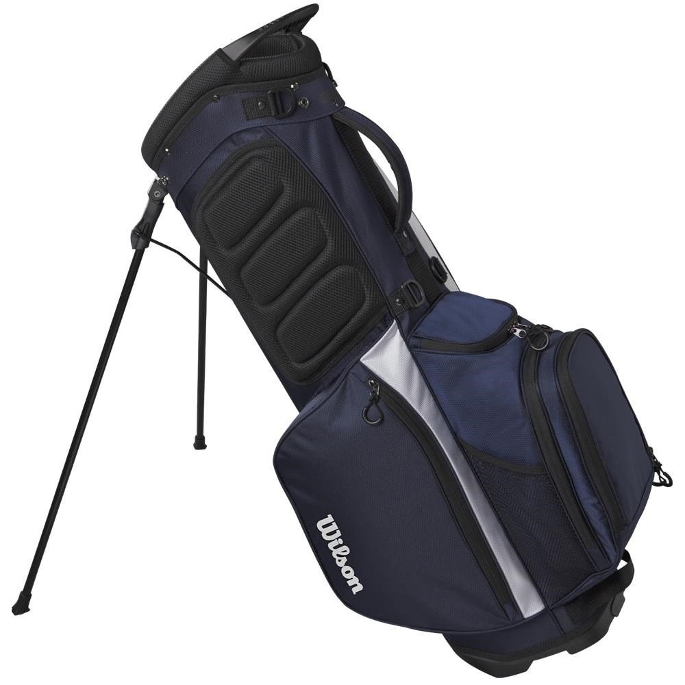 Wilson Feather stand bag, navy/white