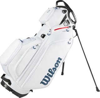 Wilson Talus 5 stand bag, white/red/blue