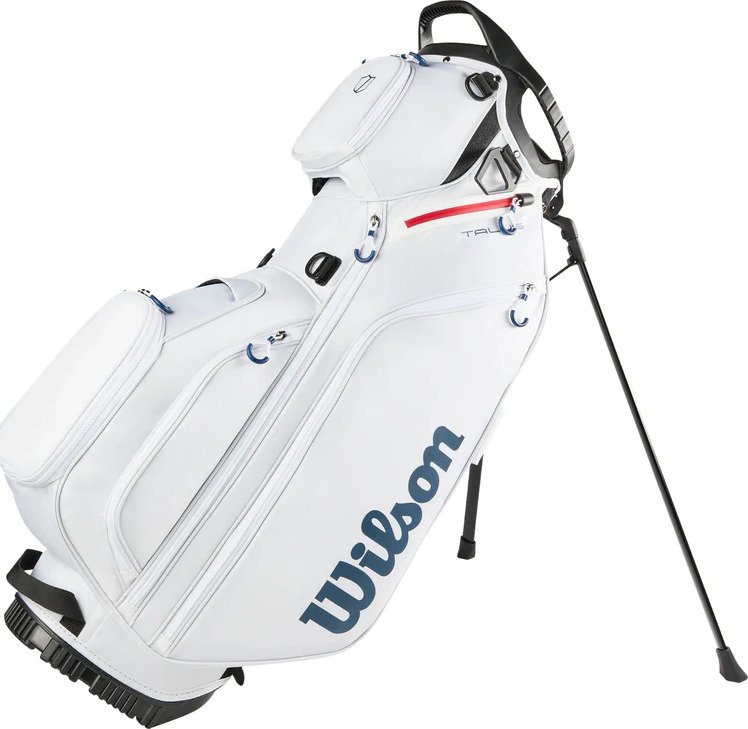 Wilson Talus 5 stand bag, white/red/blue