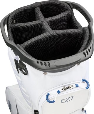Wilson Talus 5 stand bag, white/red/blue