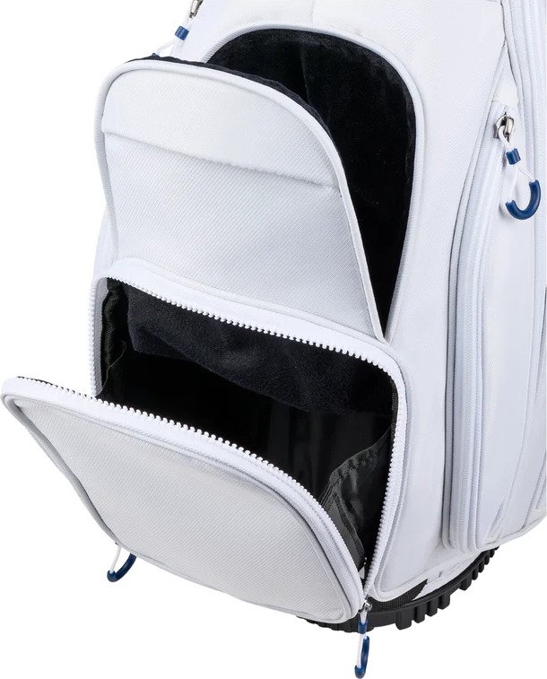 Wilson Talus 5 stand bag, white/red/blue