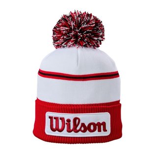 Wilson Tour Winter Beanie winter cap, white/red
