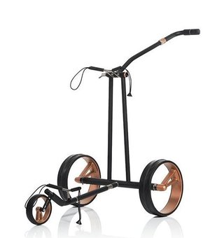 JuCad Phantom Titan Black on Black Rosé 3.0 electric trolley, rose