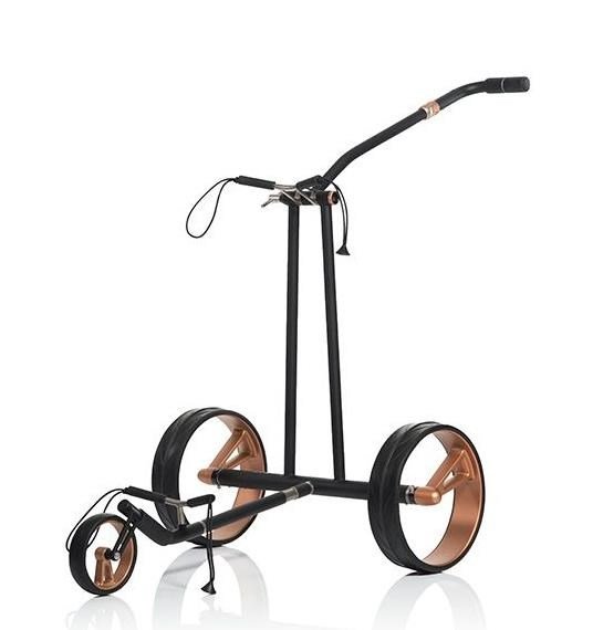 JuCad Phantom Titan Black on Black Rosé 3.0 electric trolley, rose