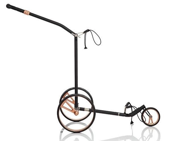JuCad Phantom Titan Black on Black Rosé 3.0 electric trolley, rose
