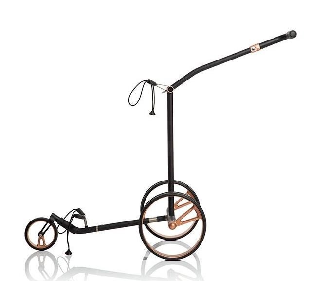 JuCad Phantom Titan Black on Black Rosé 3.0 electric trolley, rose