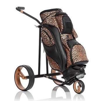 JuCad Phantom Titan Black on Black Rosé 3.0 electric trolley, rose