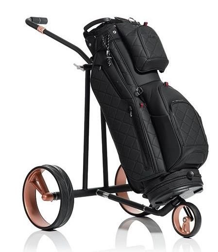 JuCad Phantom Titan Black on Black Rosé 3.0 electric trolley, rose