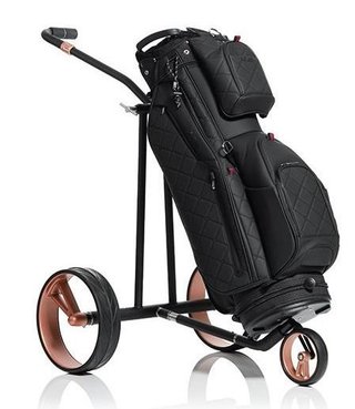 JuCad Phantom Titan Black on Black Rosé 3.0 electric trolley, rose