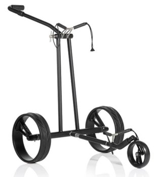 JuCad Phantom Titan Black on Black 3.0 electric trolley + carry bag, titanium