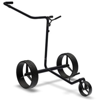 JuCad Phantom Titan Black on Black 3.0 electric trolley + carry bag, titanium