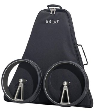 JuCad Phantom Titan eX 3.0 electric trolley + remote control + carry bag, titanium