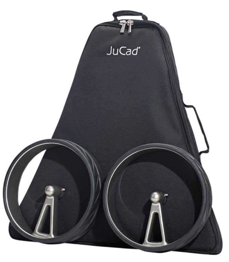 JuCad Phantom Titan eX 3.0 electric trolley + remote control + carry bag, titanium