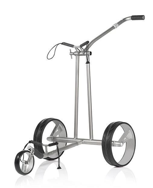JuCad Phantom Titan 3.0 electric trolley + carry bag, titanium