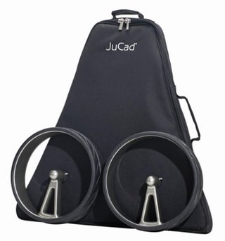 JuCad Phantom Titan 3.0 electric trolley + carry bag, titanium
