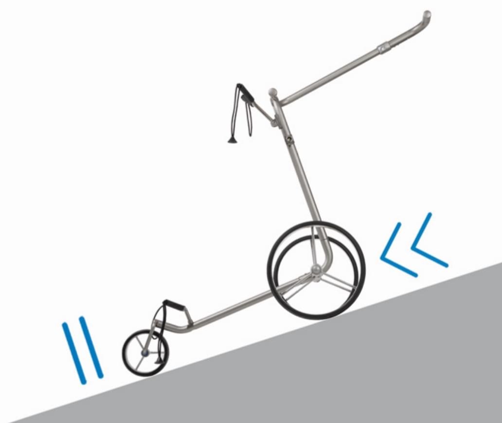 JuCad Phantom Titan 3.0 electric trolley + carry bag, titanium