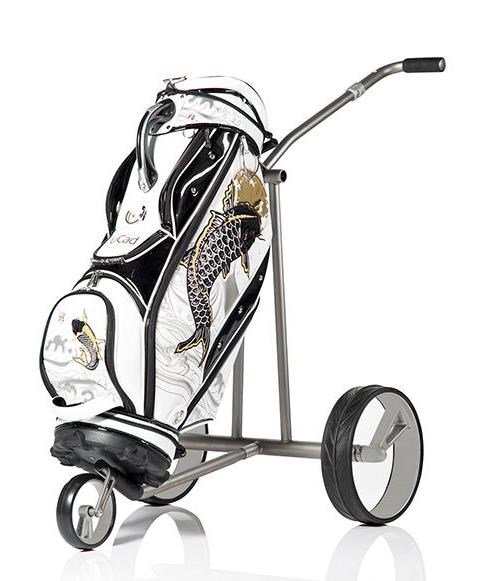 JuCad Phantom Titan 3.0 electric trolley + carry bag, titanium