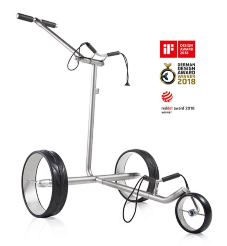 JuCad Ghost Titan 3.0 electric trolley, titanium