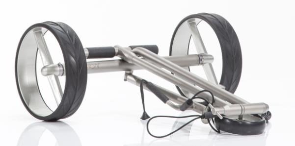JuCad Ghost Titan 3.0 electric trolley, titanium