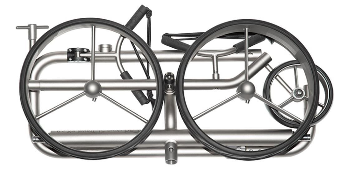 JuCad drive SL Titan Travel eX 3.0 electric trolley, titanium