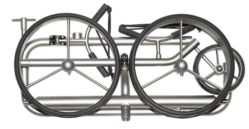 JuCad drive SL Titan Travel eX 3.0 electric trolley, titanium