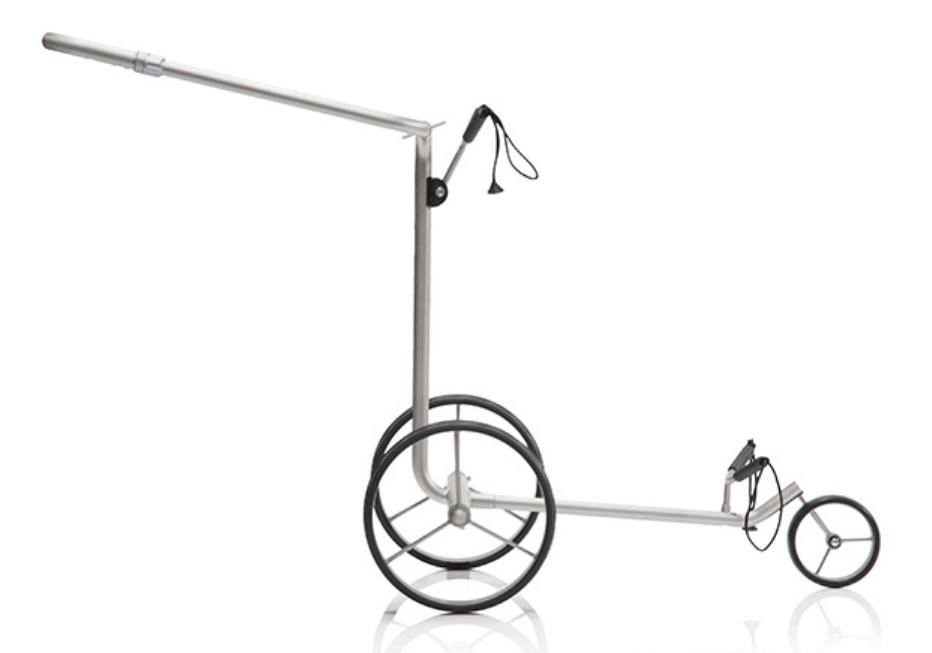 JuCad drive SL Titan Travel eX 3.0 electric trolley, titanium