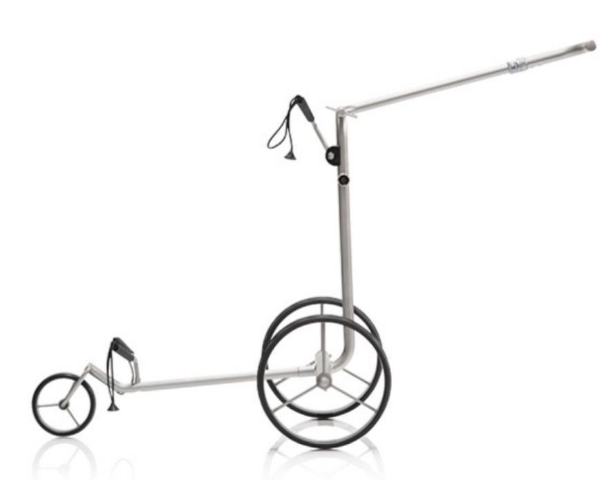 JuCad drive SL Titan Travel eX 3.0 electric trolley, titanium