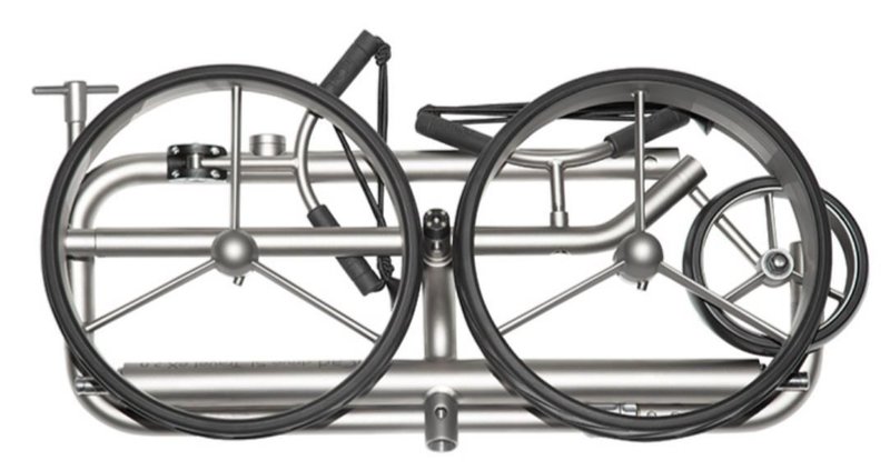 JuCad drive SL Titan Travel 3.0 electric trolley, titanium