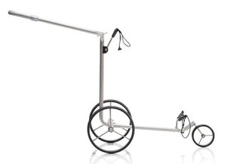JuCad drive SL Titan Travel 3.0 electric trolley, titanium