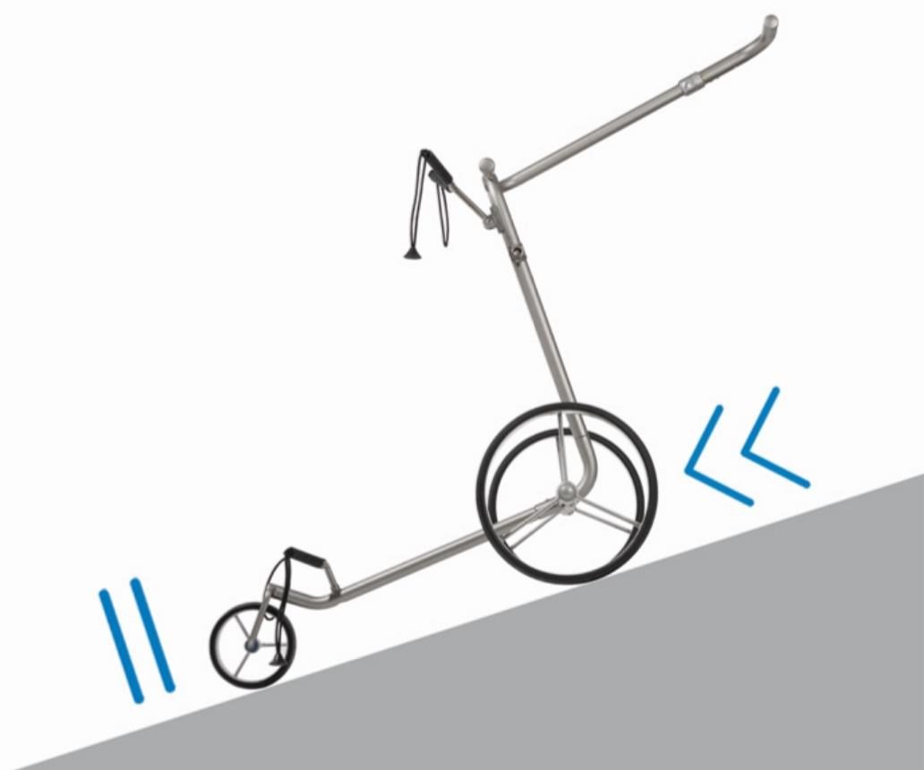 JuCad drive SL Titan Travel 3.0 electric trolley, titanium