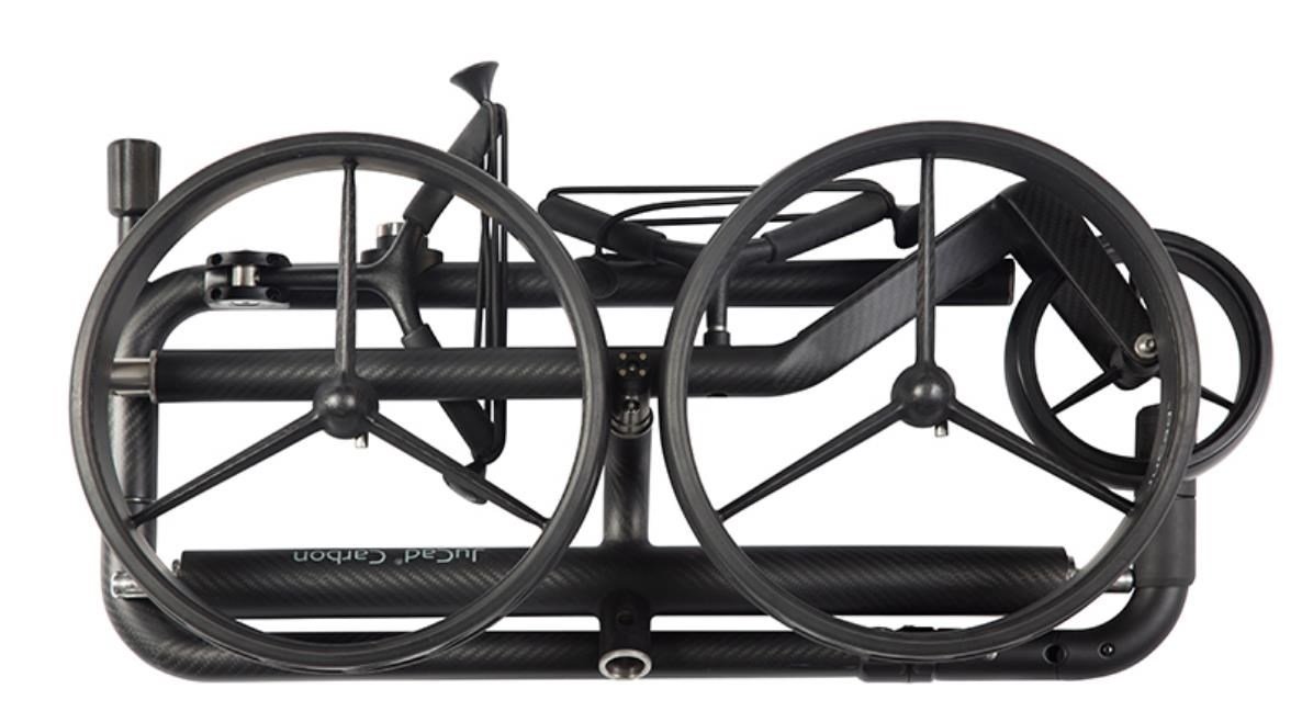 JuCad Carbon Travel Nero SV 3.0 electric trolley, black