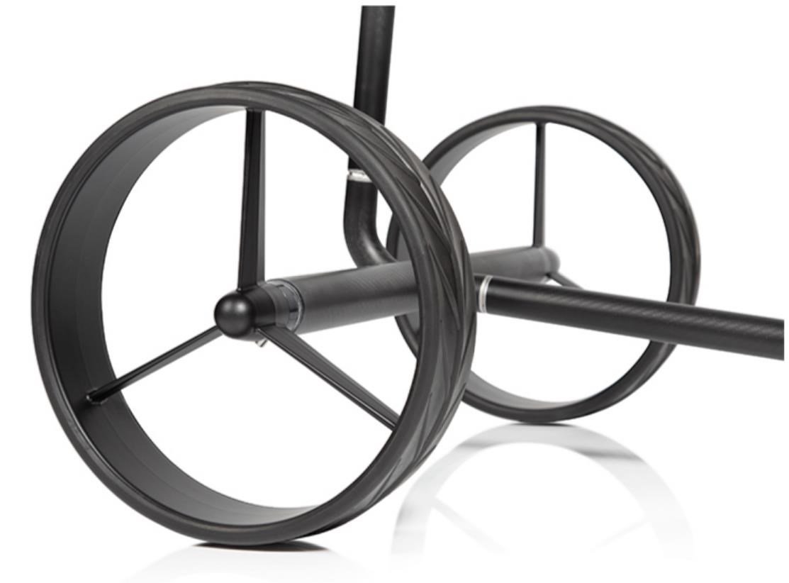 JuCad Carbon Travel Nero SV 3.0 electric trolley, black