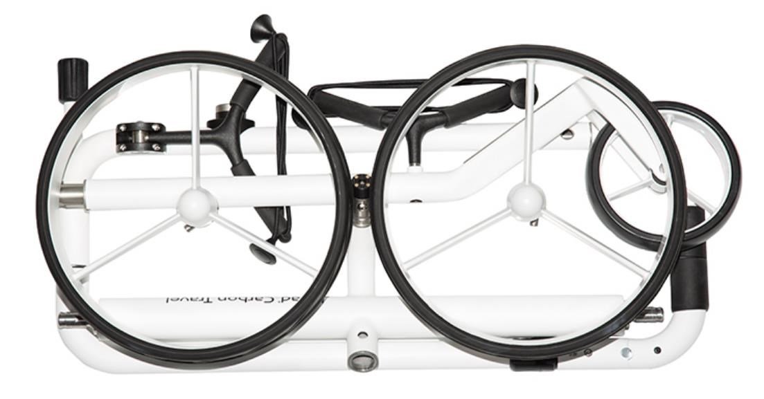 JuCad Carbon Travel Bianco SV 3.0 electric trolley, white