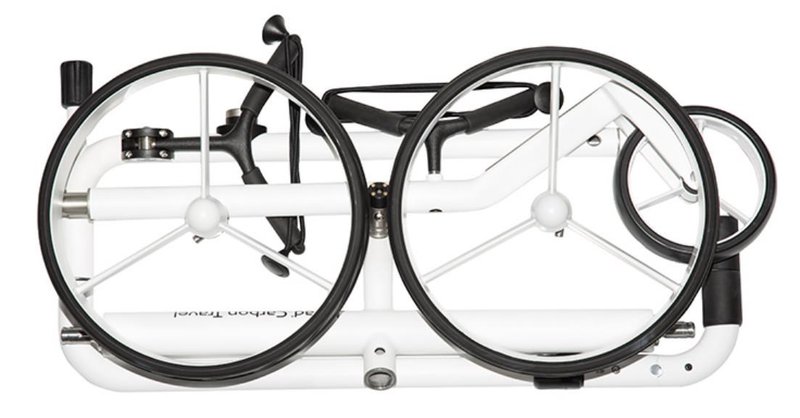 JuCad Carbon Travel Bianco SV 3.0 electric trolley, white