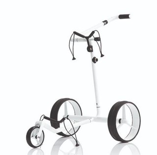 JuCad Carbon Travel Bianco SV 3.0 electric trolley, white