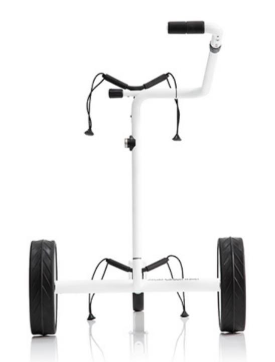 JuCad Carbon Travel Bianco SV 3.0 electric trolley, white