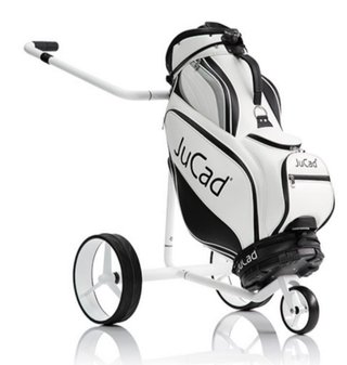 JuCad Carbon Travel Bianco SV 3.0 electric trolley, white