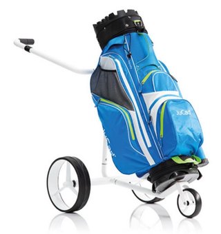 JuCad Carbon Travel Bianco SV 3.0 electric trolley, white