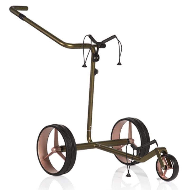 JuCad Carbon Travel Verde Rosé 3.0 electric trolley, rose