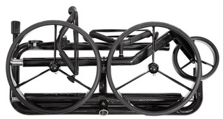 JuCad Carbon Travel 3.0 electric trolley, black