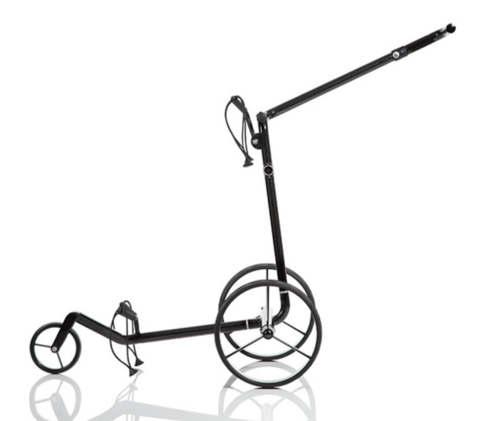 JuCad Carbon Travel 3.0 electric trolley, black