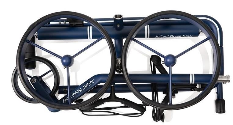 JuCad Carbon Travel Royal Navy 3.0 electric trolley, blue