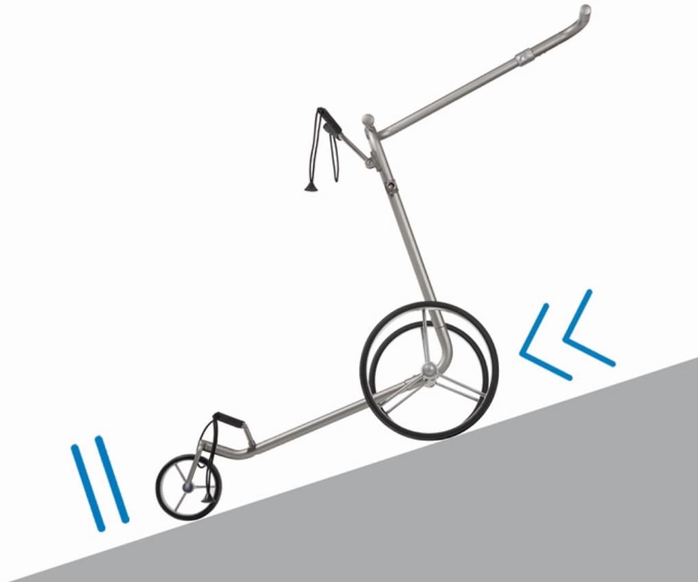JuCad Carbon Travel Royal Navy 3.0 electric trolley, blue