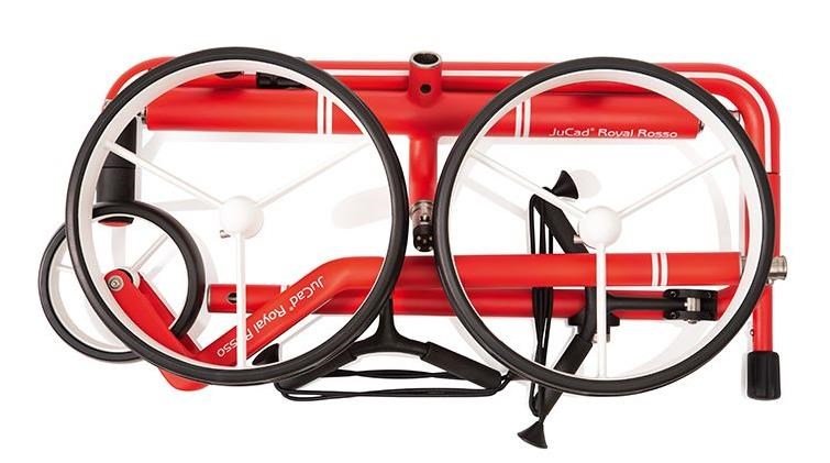 JuCad Carbon Travel Royal Rosso 3.0 electric trolley, red