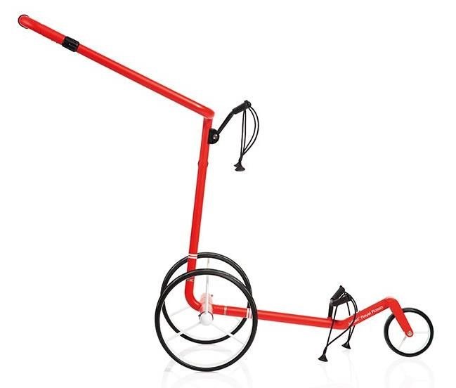 JuCad Carbon Travel Royal Rosso 3.0 electric trolley, red