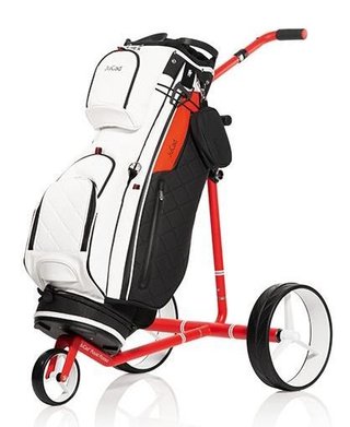 JuCad Carbon Travel Royal Rosso 3.0 electric trolley, red