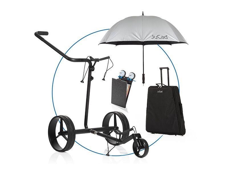 JuCad Carbon drive Classic 3.0 electric trolley, black