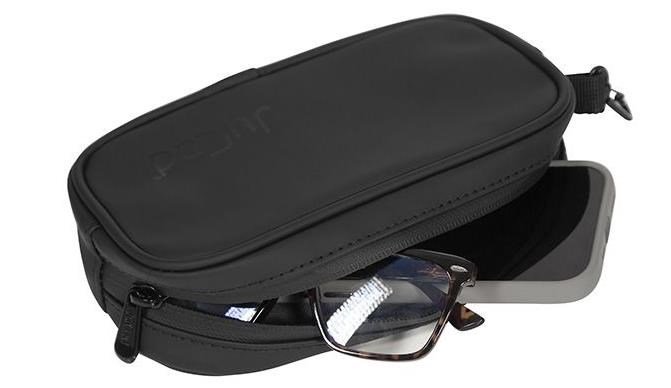 JuCad JuCad golf bag clip-on bag, leather design bag, black