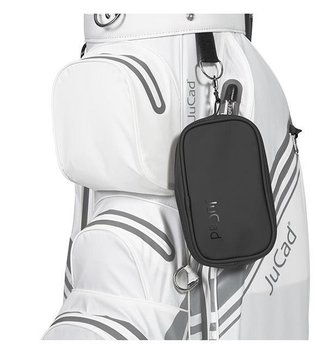JuCad JuCad golf bag clip-on bag, leather design bag, black